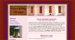 Desktop Screenshot of eastlakeyoga.com